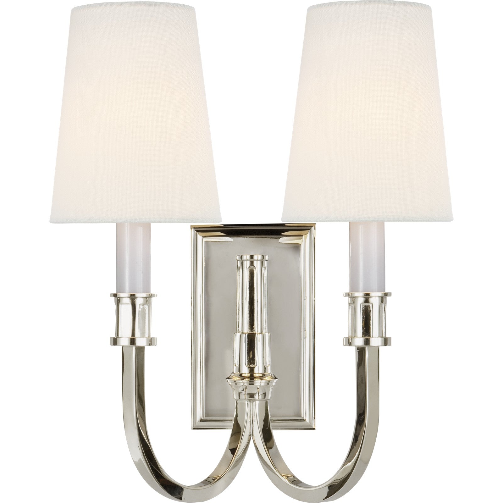 Modern Library Double Sconce - Visual Comfort Wall Lights