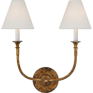Piaf Double Sconce - Visual Comfort Wall Lights