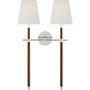 Bryant Large Wrapped Double Tail Sconce - Visual Comfort Wall Lights