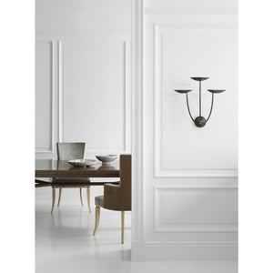 Keira Large Triple Sconce - Visual Comfort Wall Lights