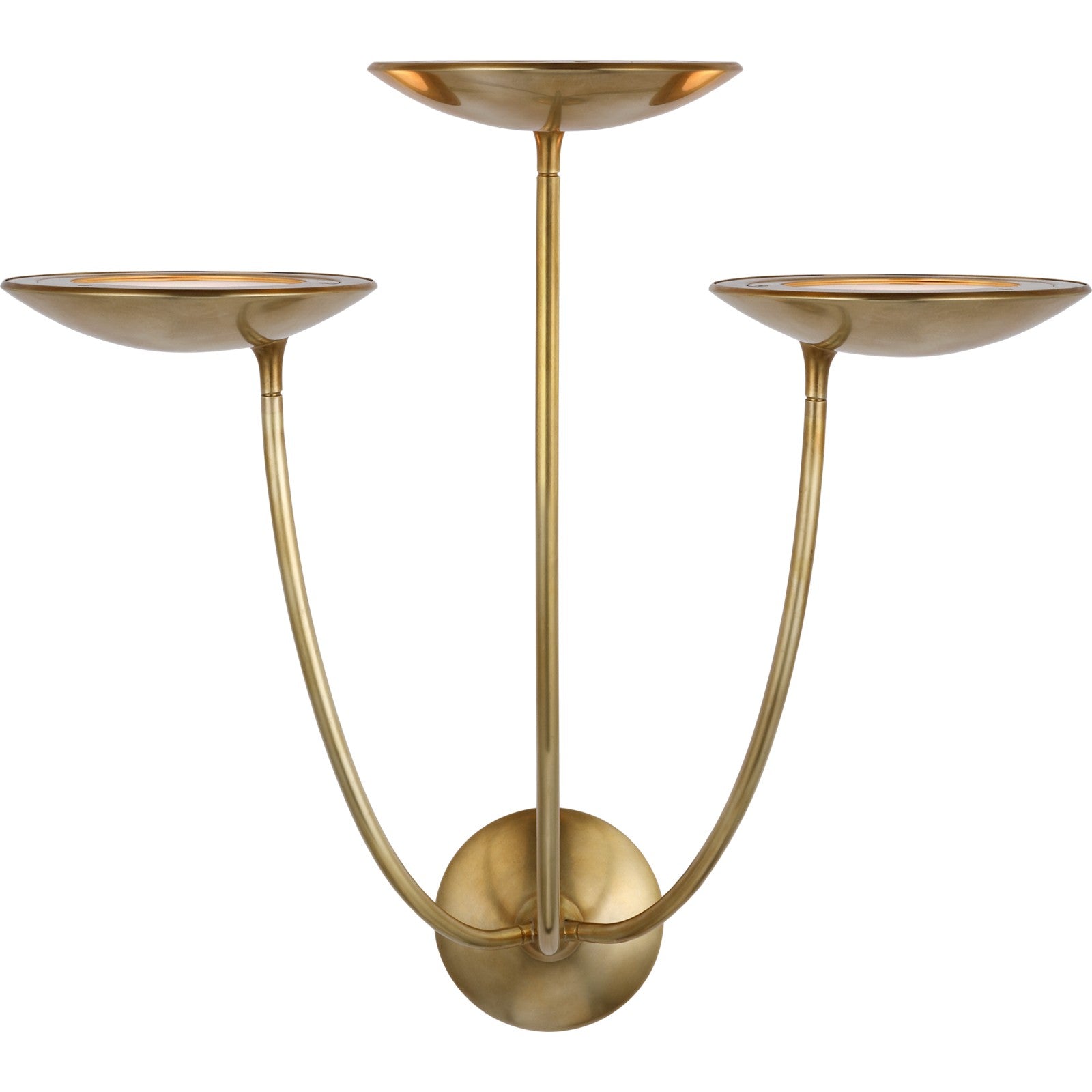Keira Large Triple Sconce - Visual Comfort Wall Lights