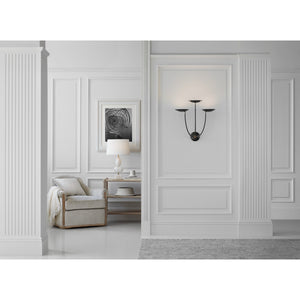 Keira Large Triple Sconce - Visual Comfort Wall Lights