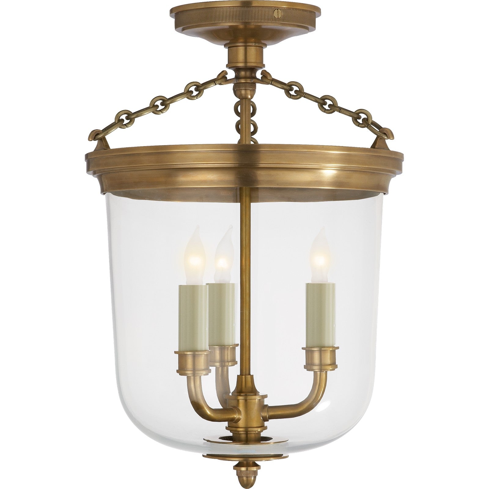 Merchant Semi-Flush - Visual Comfort Ceiling Lights