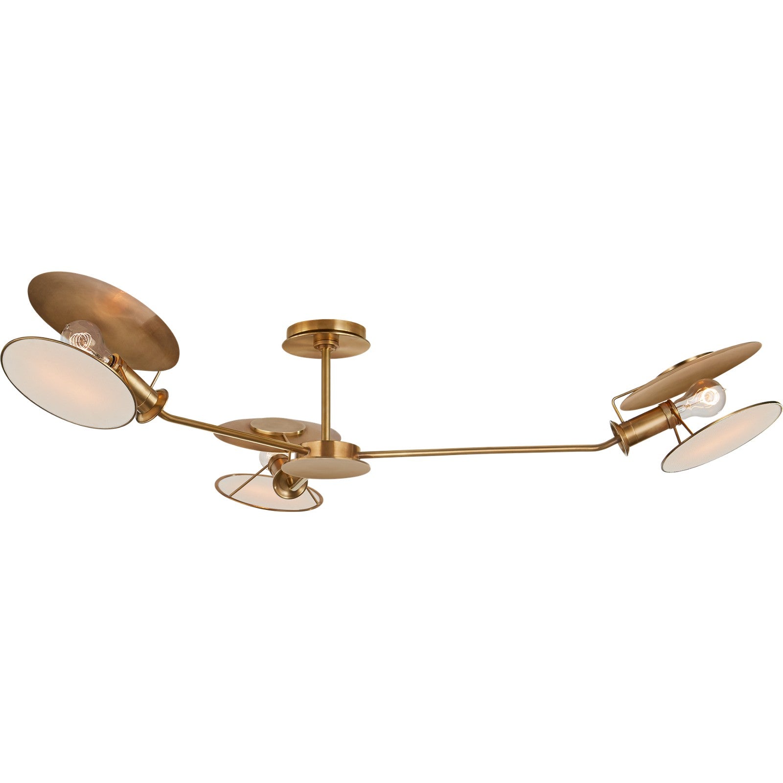 Osiris Large Asymmetric Semi-Flush Mount - Visual Comfort Ceiling Lights