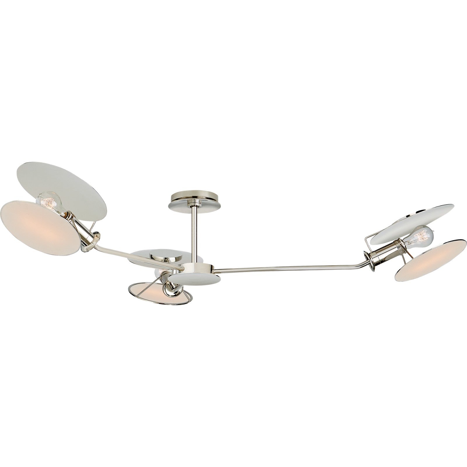Osiris Large Asymmetric Semi-Flush Mount - Visual Comfort Ceiling Lights