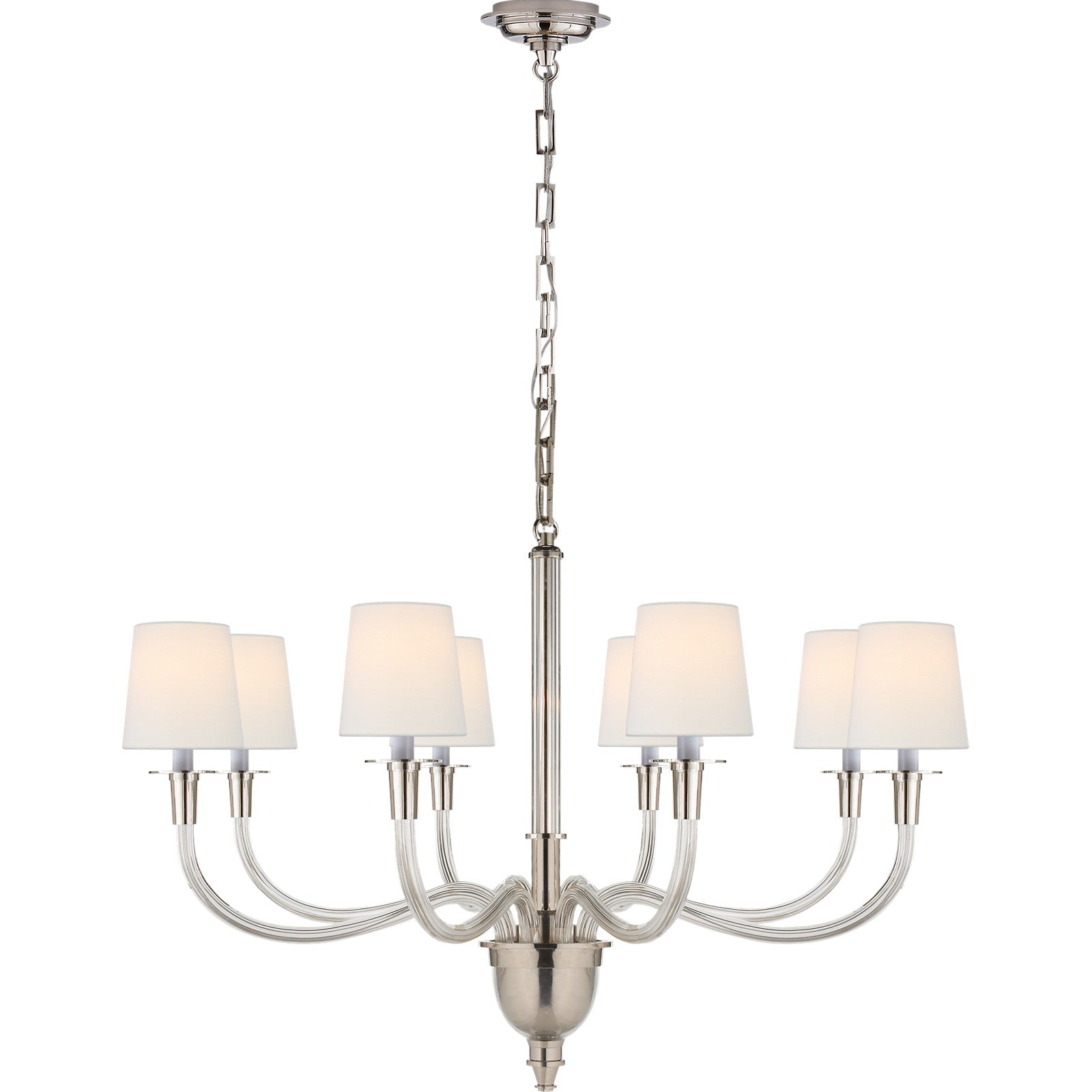 Vivian Large One-Tier Chandelier - Visual Comfort Ceiling Lights