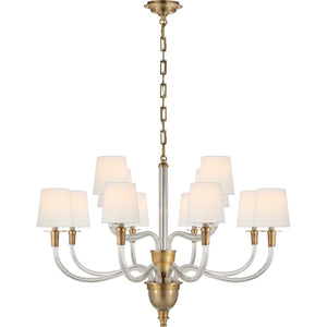 Vivian Large Two-Tier Chandelier - Visual Comfort Ceiling Lights