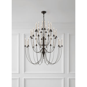 Erika Three-Tier Chandelier - Visual Comfort Ceiling Lights