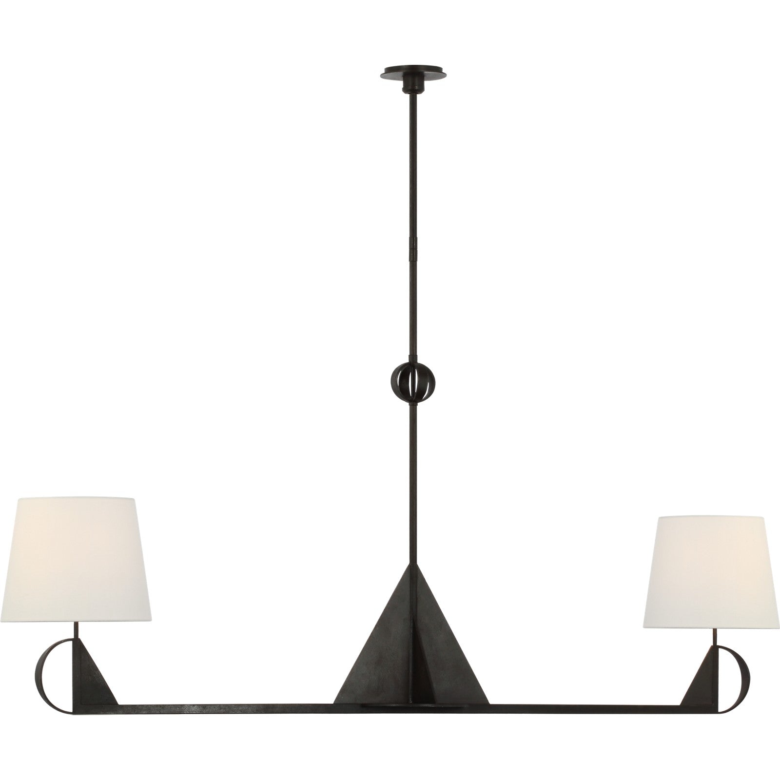 Auxerre Extra Large Blacksmith Linear Chandelier - Visual Comfort Ceiling Lights