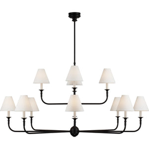 Piaf Grande Two-Tier Chandelier - Visual Comfort Ceiling Lights