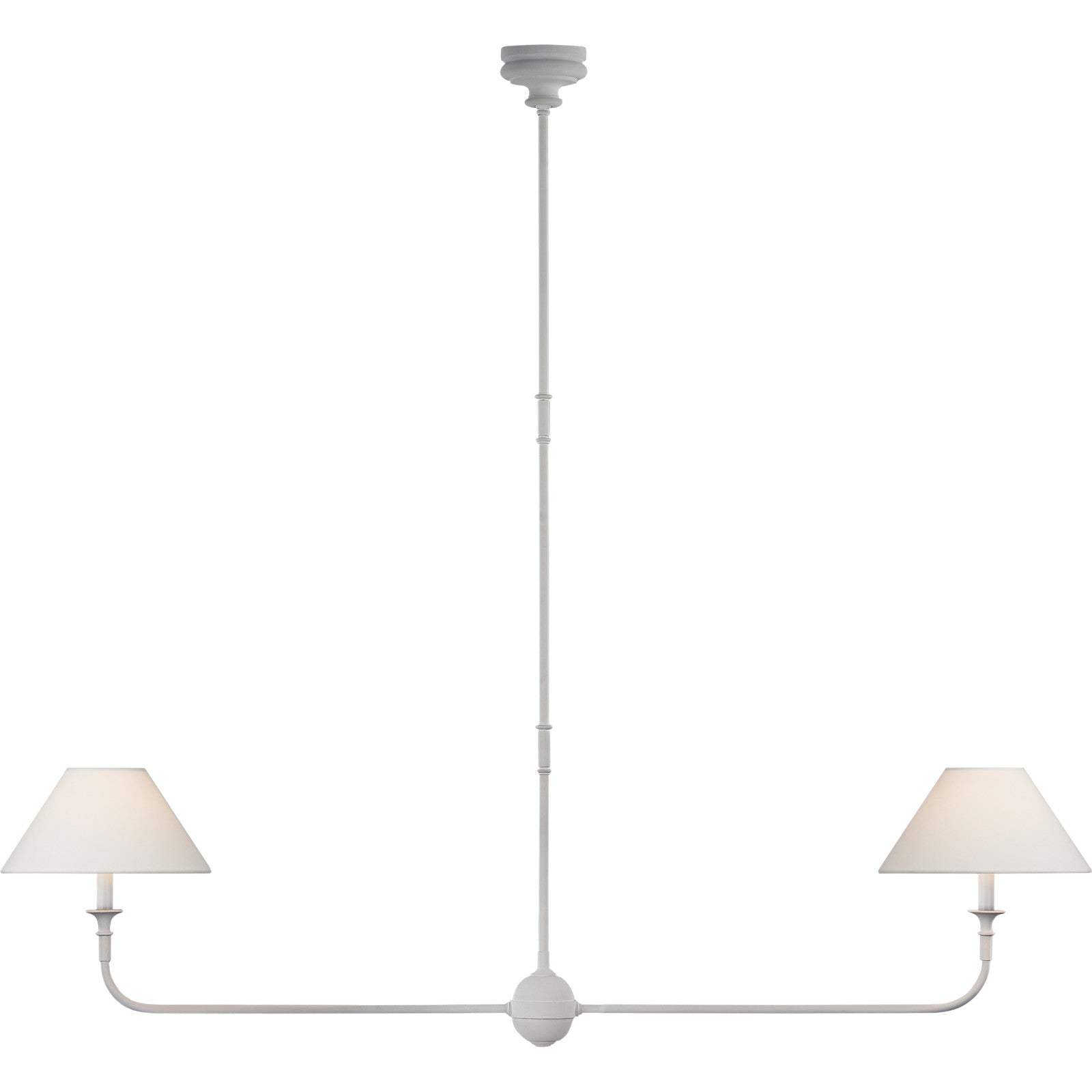 Piaf Large Two Light Linear Pendant - Visual Comfort Ceiling Lights