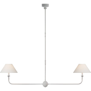 Piaf Large Two Light Linear Pendant - Visual Comfort Ceiling Lights