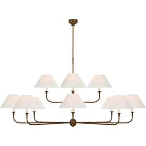Piaf Oversized Two Tier Chandelier - Visual Comfort Ceiling Lights