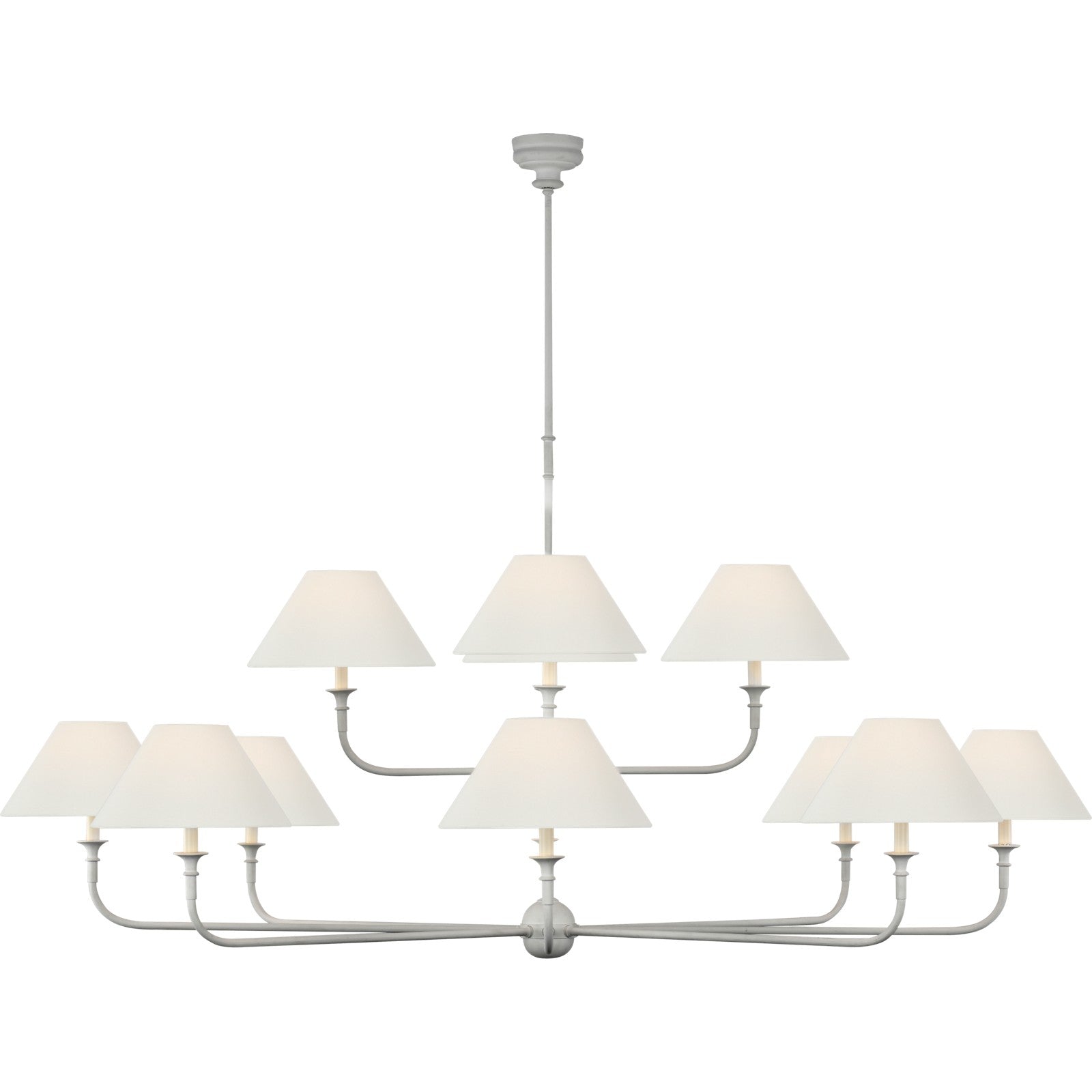 Piaf Oversized Two Tier Chandelier - Visual Comfort Ceiling Lights