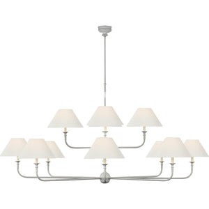 Piaf Oversized Two Tier Chandelier - Visual Comfort Ceiling Lights