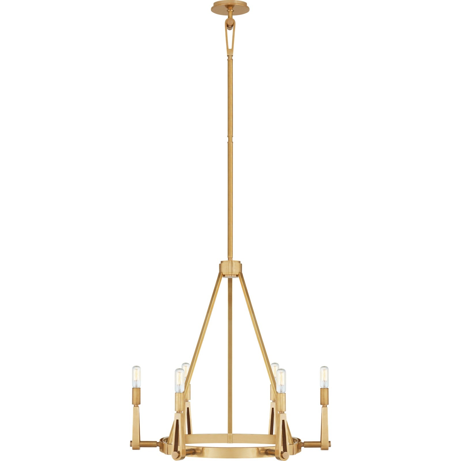 Alpha Medium Chandelier - Visual Comfort Ceiling Lights