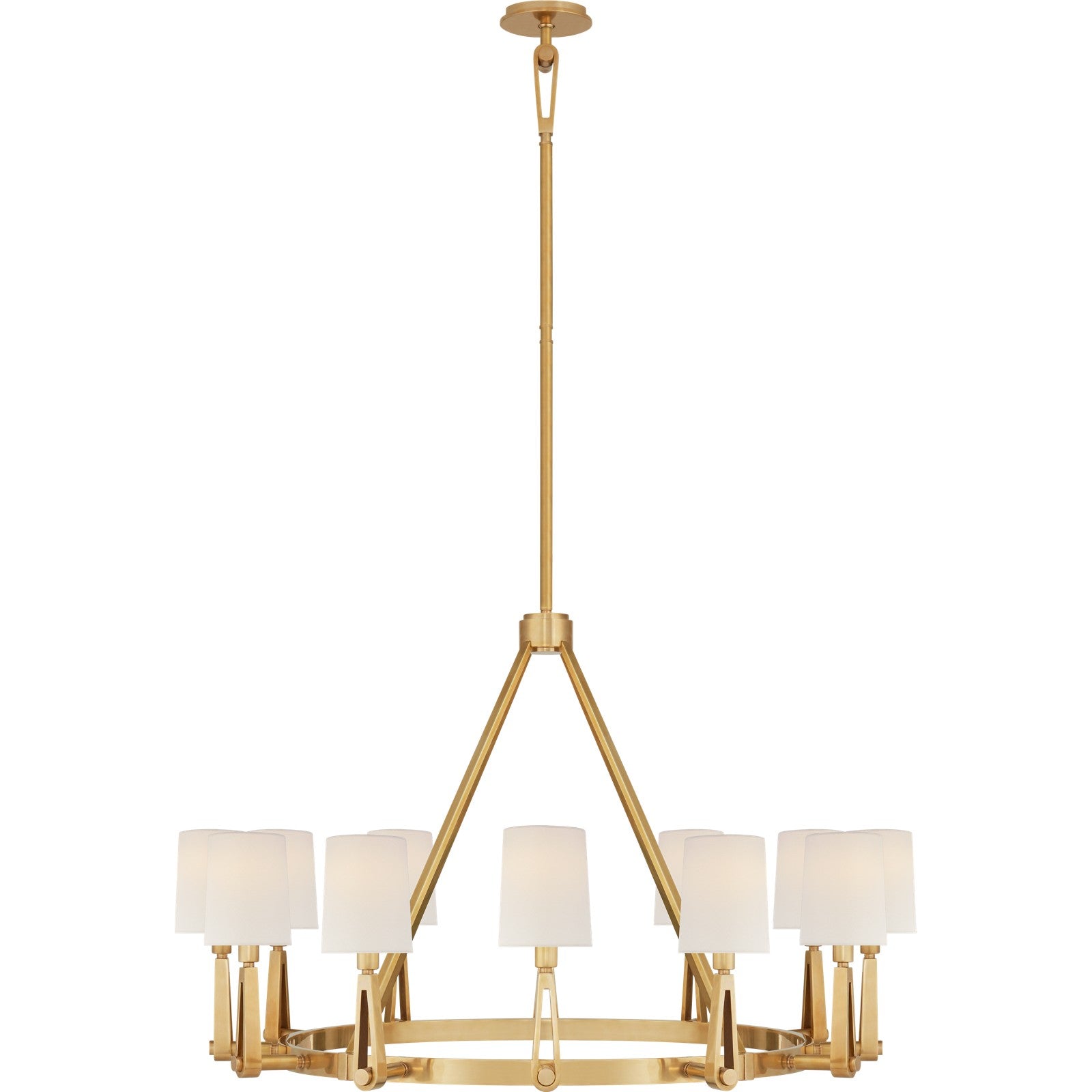 Alpha Grande Chandelier - Visual Comfort Ceiling Lights