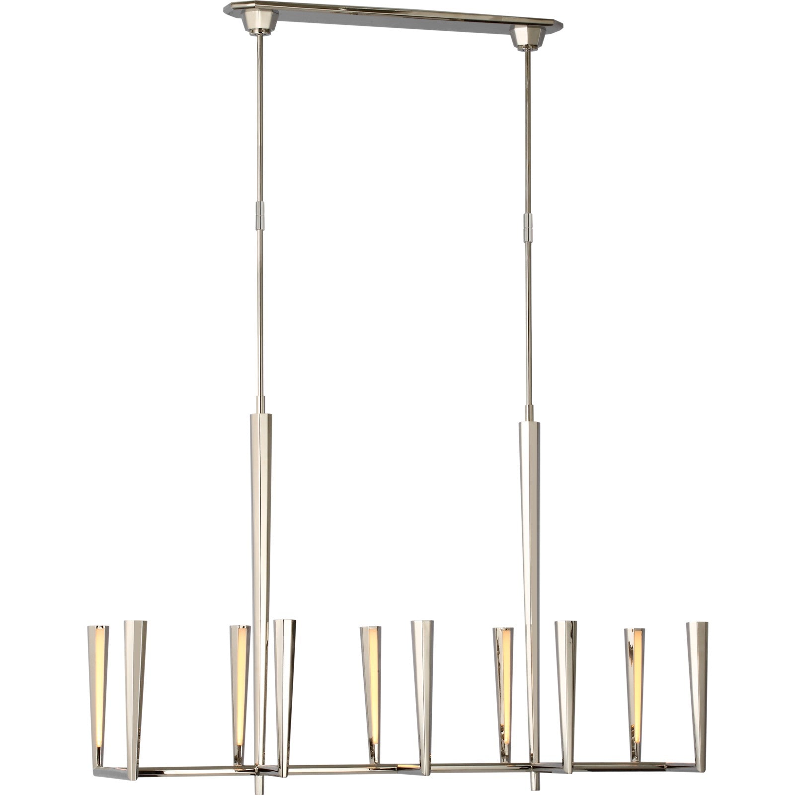 Galahad Large Linear Chandelier - Visual Comfort Ceiling Lights
