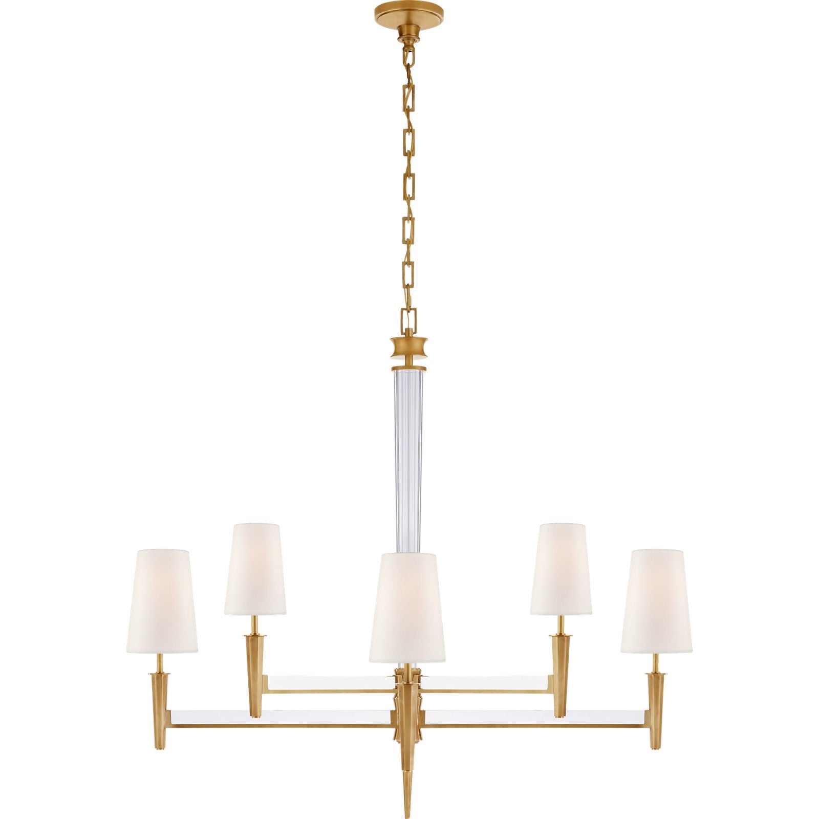 Lyra Two Tier Chandelier - Visual Comfort Ceiling Lights