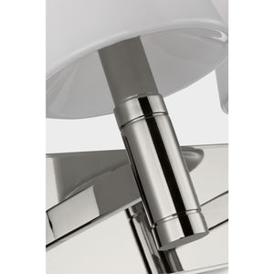 Beckham Classic Vanity in Polished Nickel - Visual Comfort Wall Lights