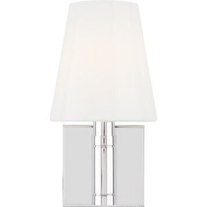 Beckham Classic Square Sconce in Polished Nickel - Visual Comfort Wall Lights