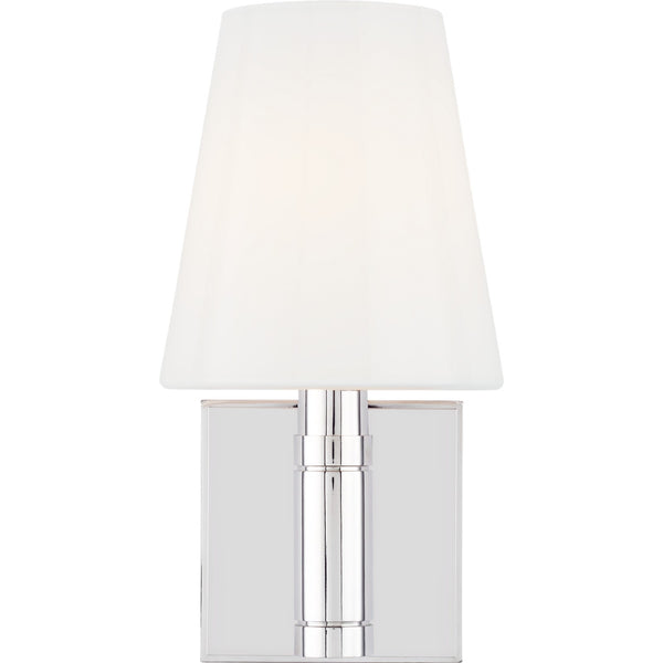 Beckham Classic Square Sconce in Polished Nickel - Visual Comfort Wall Lights