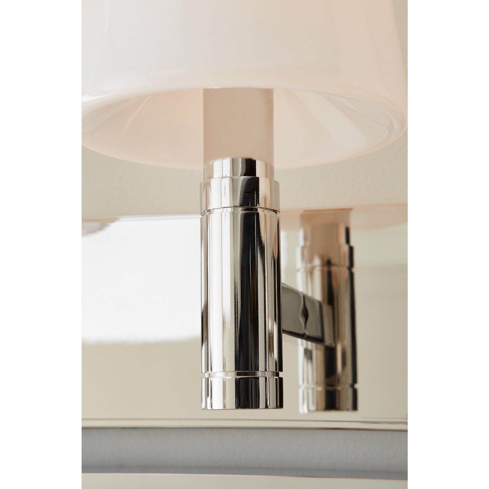 Beckham Classic 3 - Light Vanity in Polished Nickel - Visual Comfort Wall Lights