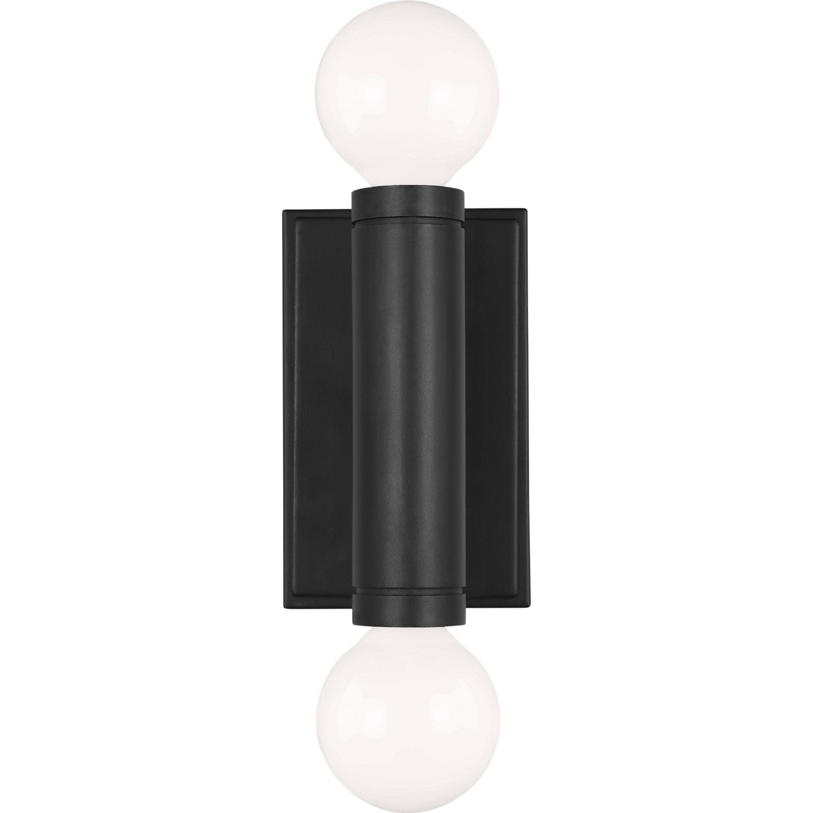Beckham Modern Double Sconce in Burnished Brass - Visual Comfort Wall Lights