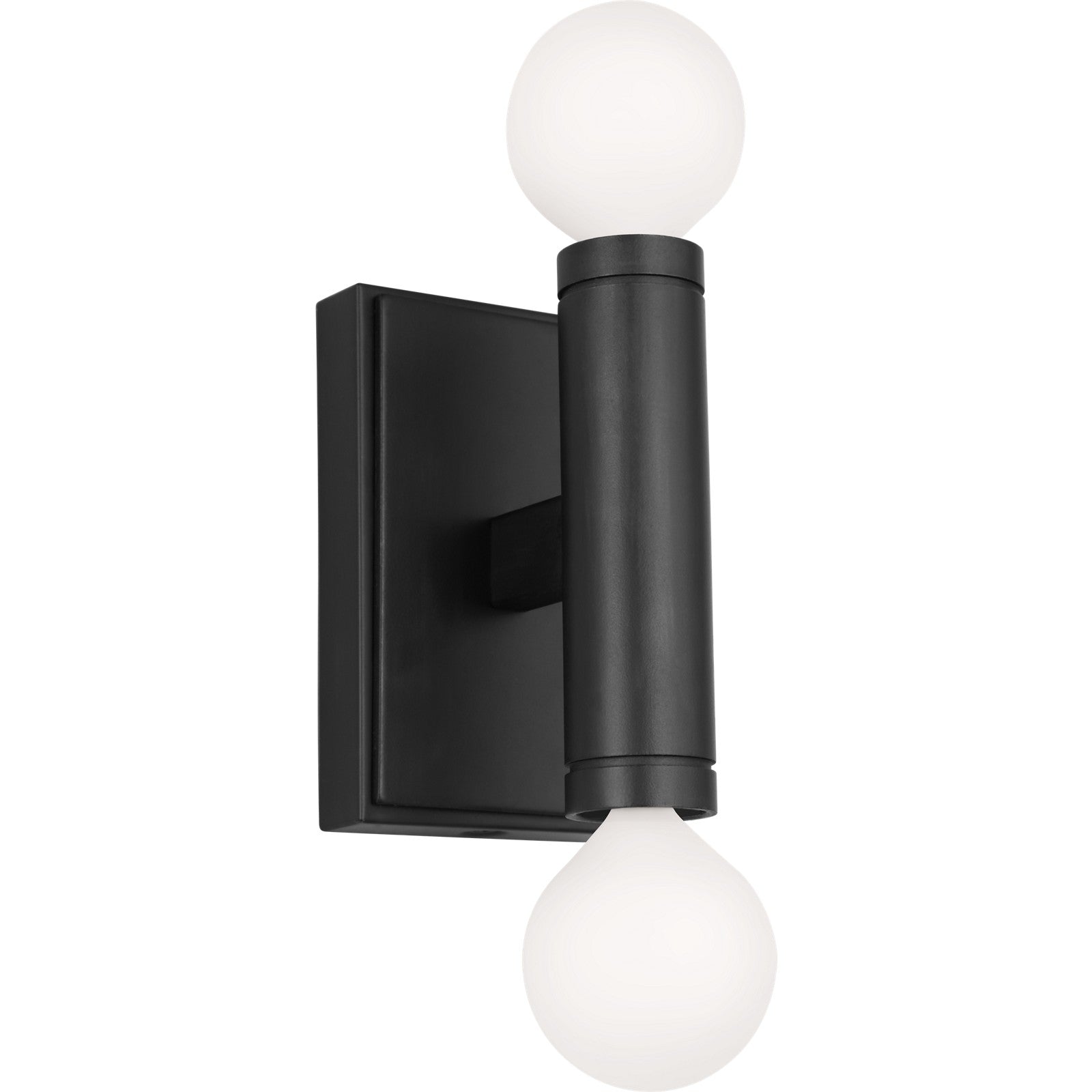 Beckham Modern Double Sconce in Burnished Brass - Visual Comfort Wall Lights