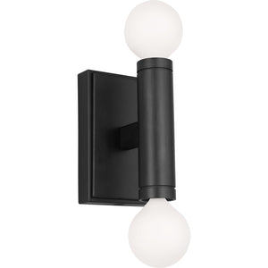 Beckham Modern Double Sconce in Burnished Brass - Visual Comfort Wall Lights