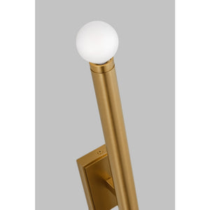 Beckham Modern Large Single Sconce Burnished Brass - Visual Comfort Wall Lights