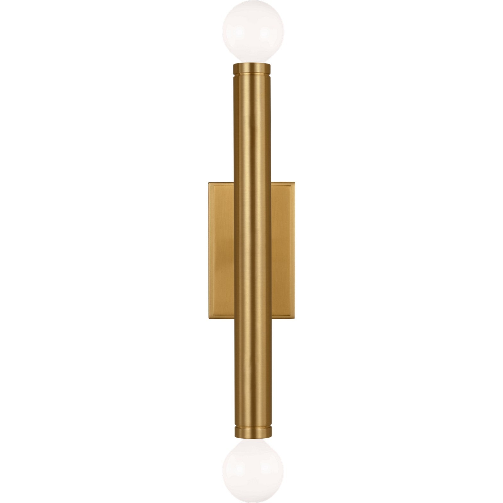 Beckham Modern Medium Single Sconce Burnished Brass - Visual Comfort Wall Lights