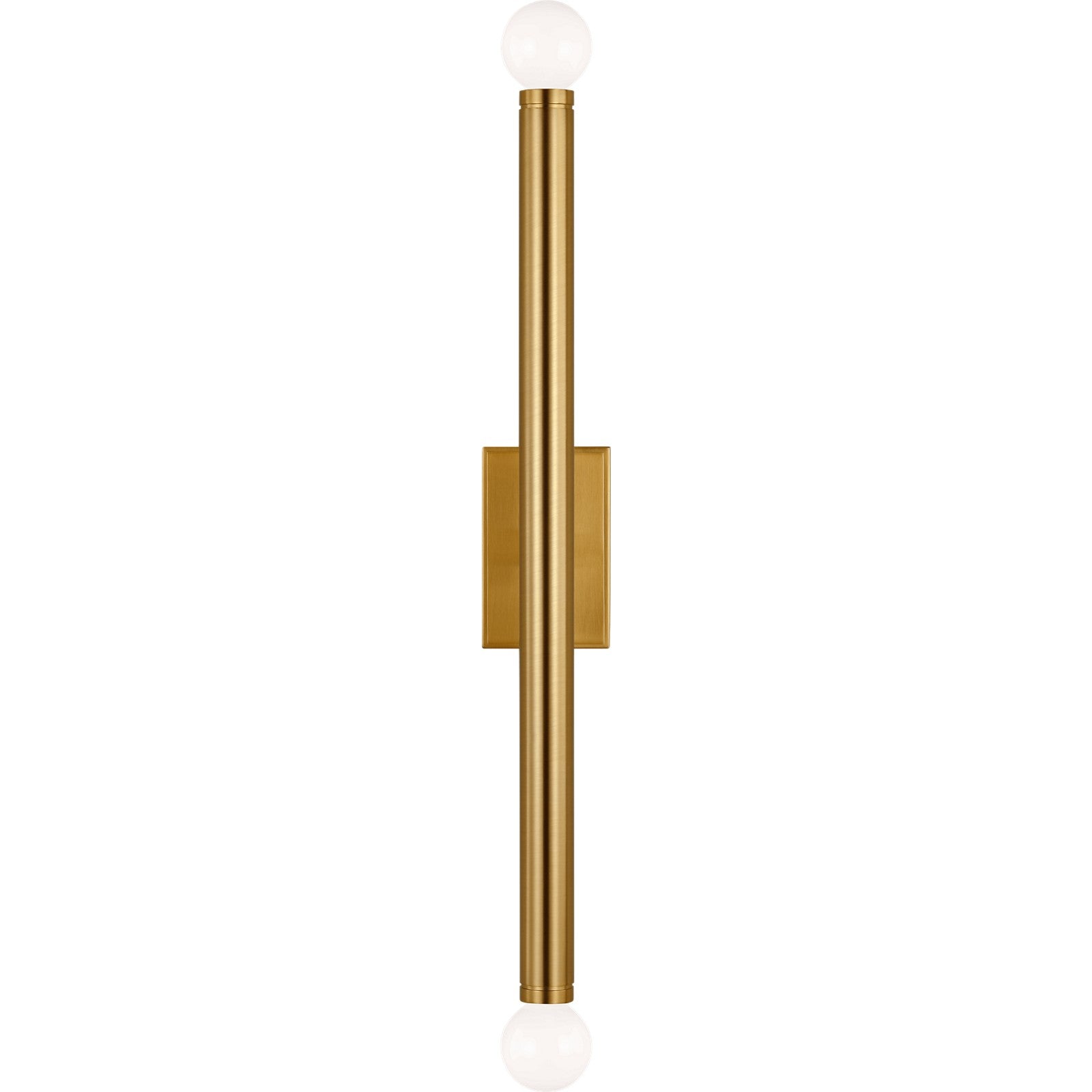 Beckham Modern Large Single Sconce Burnished Brass - Visual Comfort Wall Lights