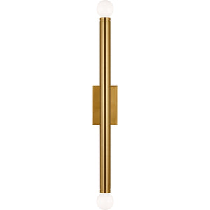 Beckham Modern Large Single Sconce Burnished Brass - Visual Comfort Wall Lights