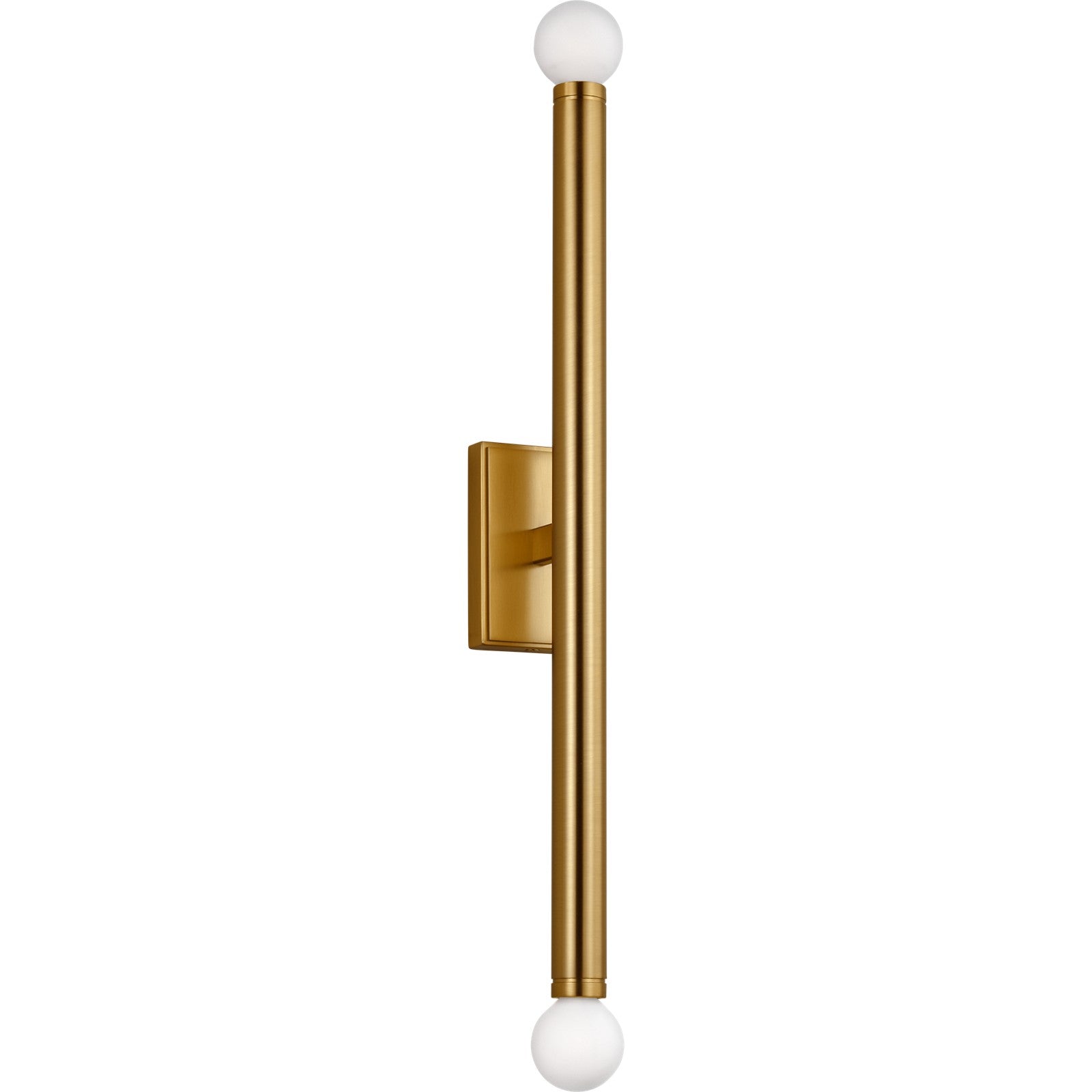 Beckham Modern Large Single Sconce Burnished Brass - Visual Comfort Wall Lights