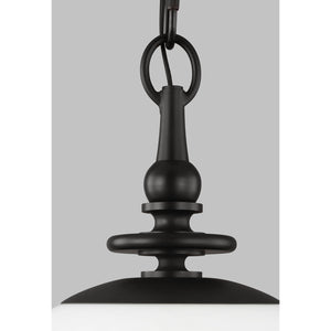 Capri Medium Pendant in Aged Iron - Visual Comfort Ceiling Lights
