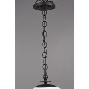 Capri Large Pendant in Aged Iron - Visual Comfort Ceiling Lights