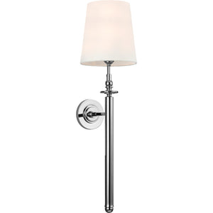 Capri Tail Sconce in Polished Nickel - Visual Comfort Wall Lights