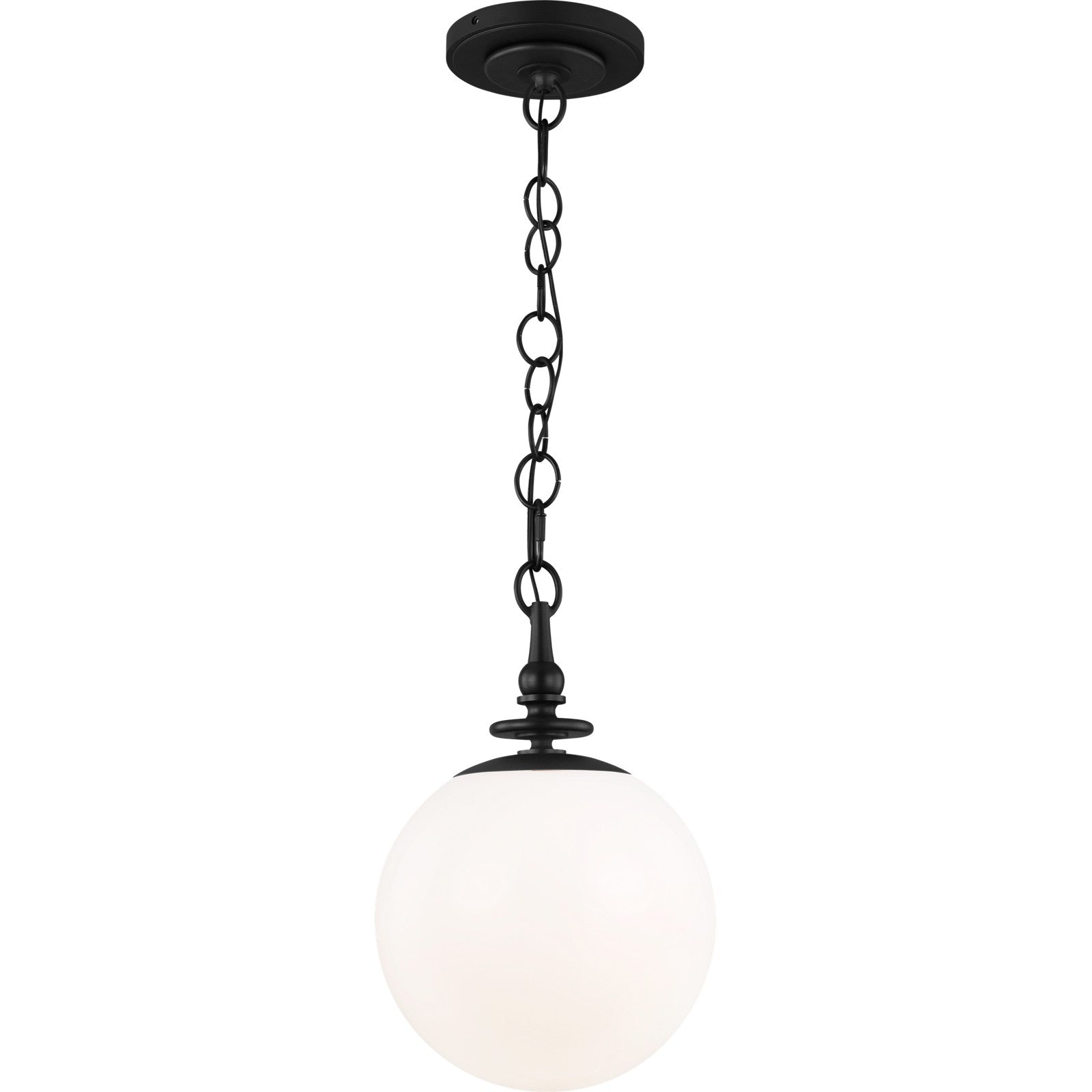 Capri Medium Pendant in Aged Iron - Visual Comfort Ceiling Lights
