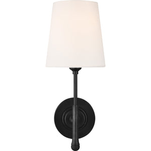 Capri Sconce in Aged Iron - Visual Comfort Wall Lights