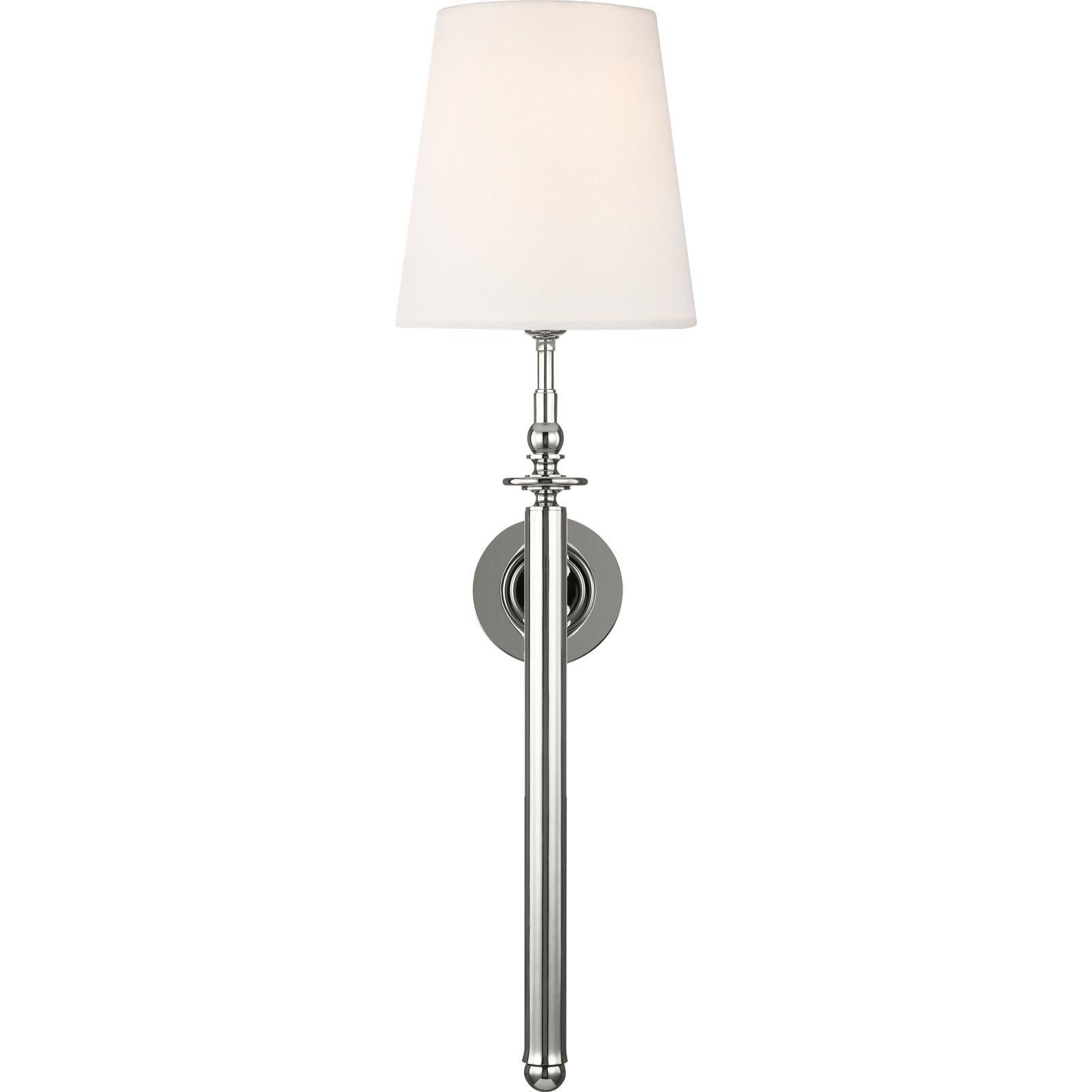 Capri Tail Sconce in Polished Nickel - Visual Comfort Wall Lights
