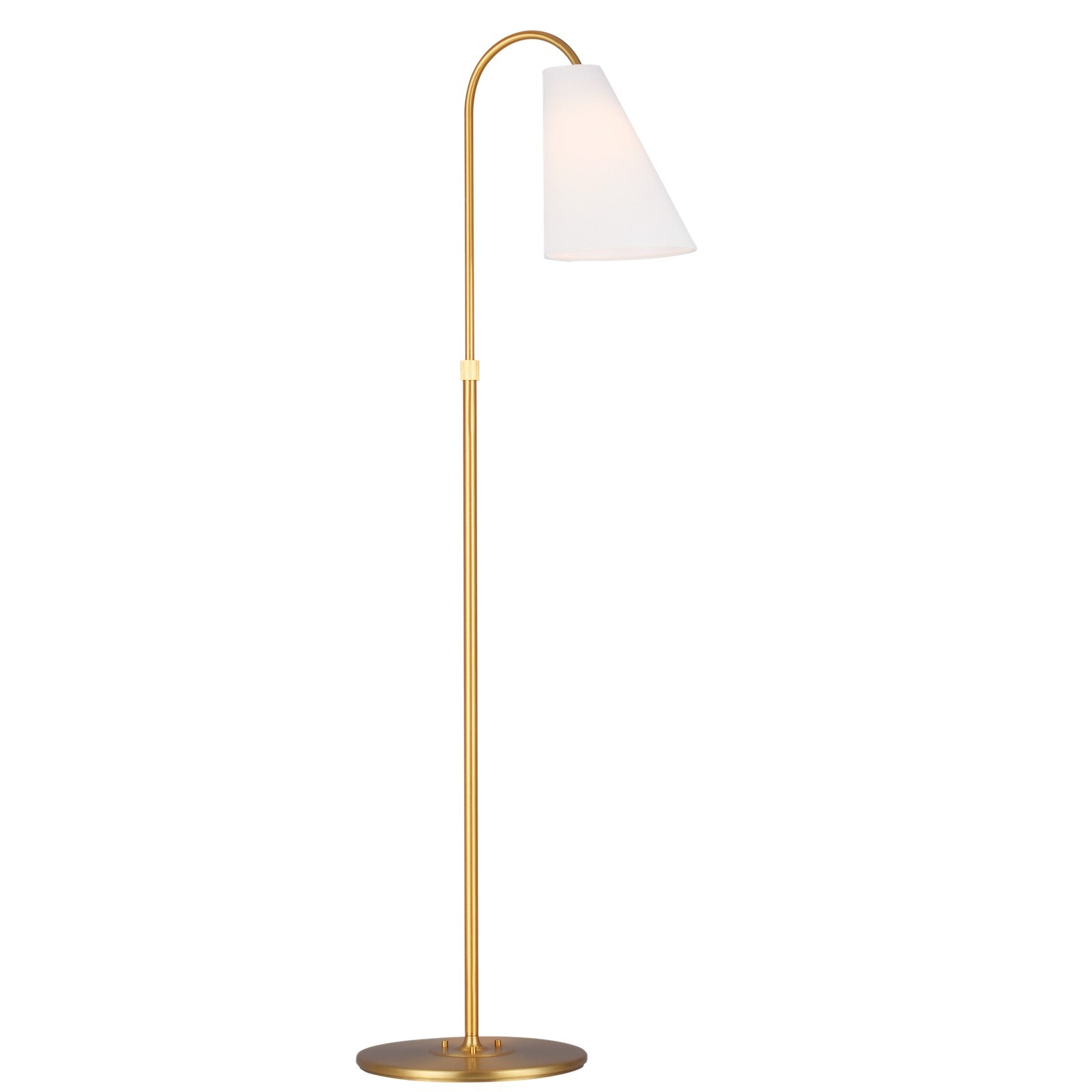 Signoret Task Floor Lamp Burnished Brass Bulbs Inc - Visual Comfort Floor Lamps