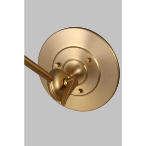 Signoret Library Sconce in Burnished Brass - Visual Comfort Wall Lights
