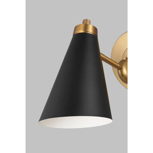 Signoret Task Sconce Burnished Brass - Visual Comfort Wall Lights