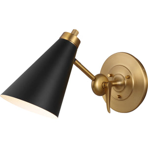 Signoret Task Sconce Burnished Brass - Visual Comfort Wall Lights