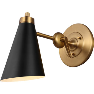 Signoret Task Sconce Burnished Brass - Visual Comfort Wall Lights