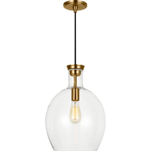 Vaso Medium Pendant Burnished Brass - Visual Comfort Ceiling Lights