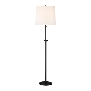 Capri Floor Lamp in Aged Iron - Visual Comfort Floor Lamps
