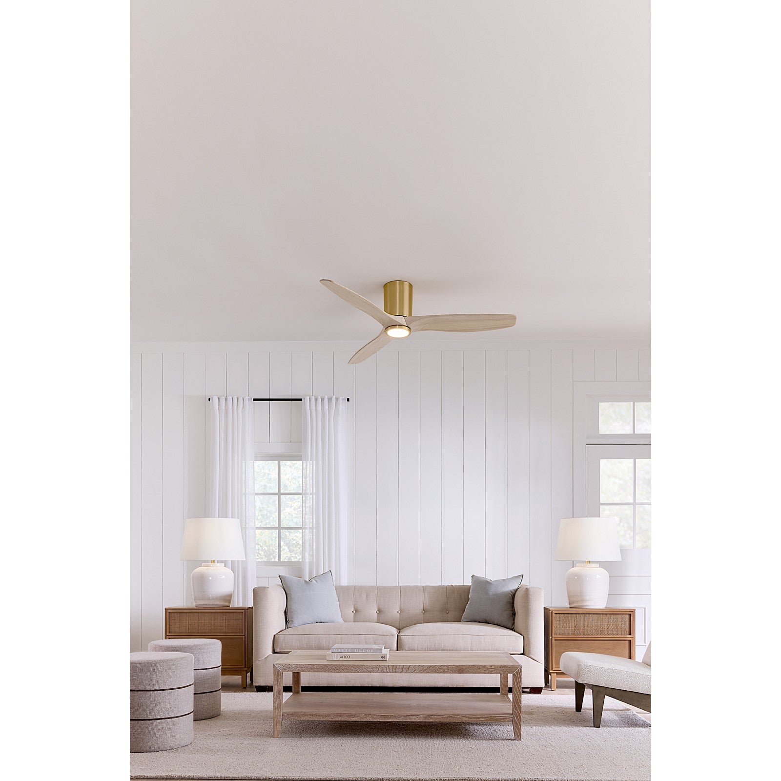 Seyra Smart 52" Hugger LED Ceiling Fan - Visual Comfort Fan 11