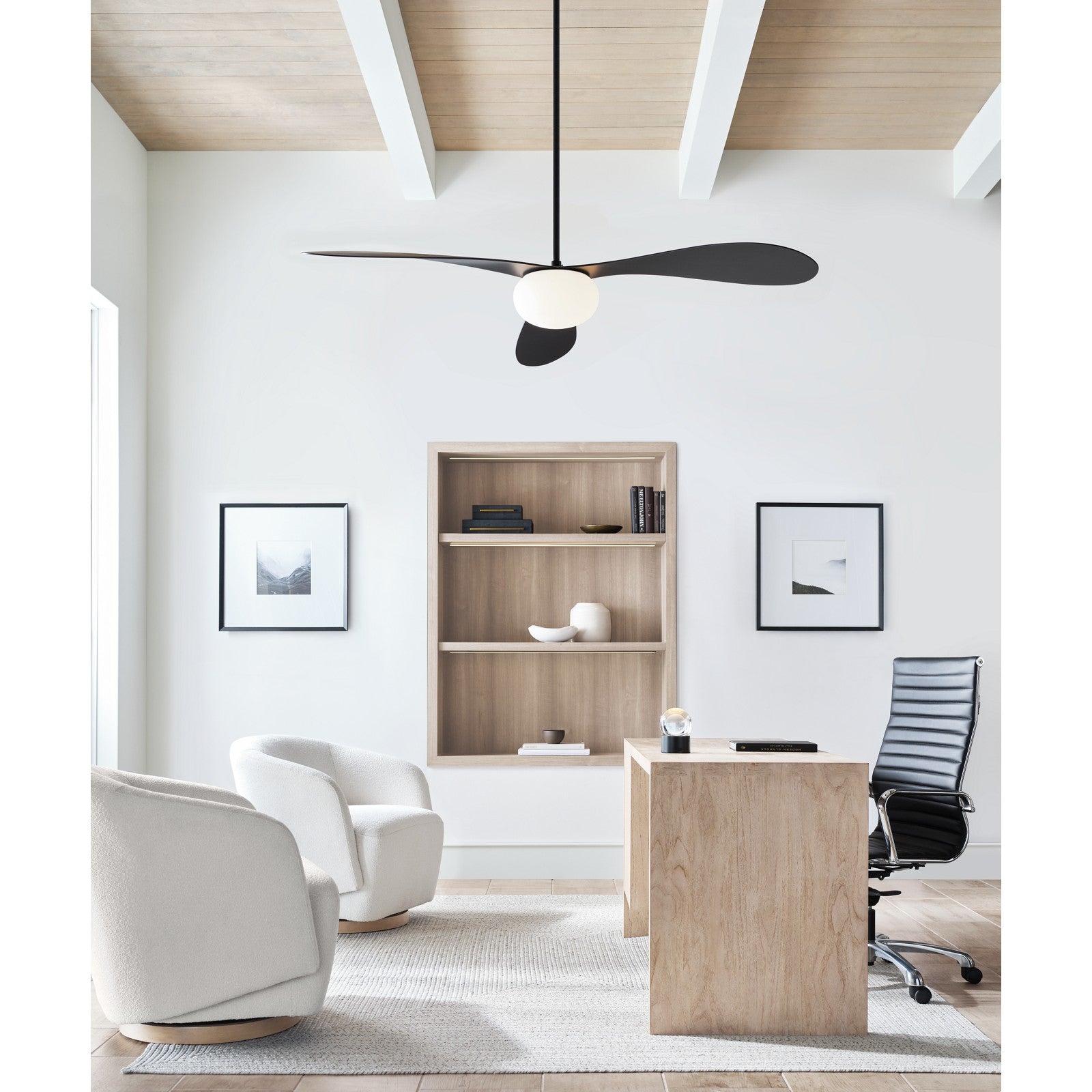 Drape Smart 58" LED Ceiling Fan - Visual Comfort Fan 9